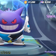 Gengar in space mode in Pokemon Unite
